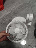富得莱厨房壁挂电风扇免打孔家用卫生间折叠空气循环扇台式桌面usb无线充电小型便携户外露营风扇 薄荷绿经典款 实拍图