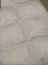 斯诺曼五星级酒店柔软羽绒床垫15%白鹅绒床垫床褥子鹅毛床垫1.8*2m 白色 实拍图