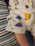 婧麒（JOYNCLEON）婴儿连体衣春秋宝宝纯棉打底哈衣新生儿衣服四季款爬服装 小恐龙 73cm 实拍图