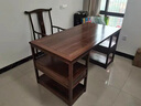 徕雅森中式书桌椅实木书桌书法桌书画桌办公桌仿古国学课桌写字台 四种颜色可以选 1.6米配官帽椅 实拍图