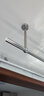 美樊304不锈钢25管阳台晒衣杆顶装固定晒衣架不锈钢晾衣杆室内凉衣架 30cm高200cm长（单根） 实拍图