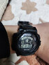 朴里 商务大数字多功能LED户外运动电子手表 男女学生时尚韩版简约手表 610  黑 实拍图