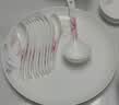 华光 陶瓷 面碗汤碗碟盘筷勺 高档骨瓷餐具家用 结婚瓷器 花好月圆 8英寸平盘【单只】 实拍图