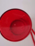 特百惠（Tupperware）雅致塑料杯310ml 小巧便携拎绳学生儿童学生随心水杯子   火烈红 实拍图