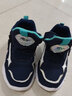 哈比熊童鞋儿童运动鞋男童鞋春秋款革面休闲鞋轻便软底潮鞋 深蓝27码 实拍图