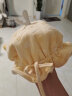 贝娜茜婴儿帽子秋冬款春秋薄款0-3个月6可调节渔夫帽盆帽婴幼新生儿胎帽 PM150-黄色 0-6个月（38-44CM）加绒款 实拍图