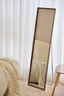 小匠材穿衣镜落地镜试衣欧式全身镜复古入户置地壁挂家用卧室镜子150桃 实拍图