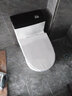 尊驰（ZUNCHI）卫浴马桶坐便器超漩虹吸大冲力8.0大管道节水家用普通抽水座便器 【雅黑时尚】8.0大管道大冲力 实拍图