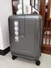 DELSEY【商场同款】法国戴乐世拉杆箱旅行箱轻便登机箱大使行李商务硬箱 炭灰色 24英寸 实拍图