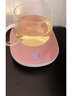 麦卓（MAKE JOY） 55度暖暖杯养生杯恒温杯垫自保温底座热牛奶加热器家用电热水杯养生杯生日礼物 粉色（单杯垫） 0L 实拍图