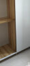 莉云居 衣柜推拉门经济型卧室小衣橱 简易木质衣柜 浅胡桃色+白色移门 A款长120高190 实拍图