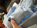 啄木鸟（TUCANO）衬衫男春秋季长衬衣商务休闲纯色刺绣透气百搭男装B 浅蓝 L 实拍图