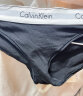 Calvin Klein内衣女士循环提花腰边ck舒适棉质透气性感比基尼三角内裤女D1618D 001-太空黑 M 晒单实拍图