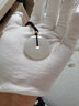 7000年和田玉平安扣羊脂白吊坠黄金珠男女款白玉坠子情侣吊坠 32mm 实拍图