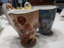 咖喜纳 梵高彩绘马克杯大容量泡茶杯骨质瓷情侣个性创意水杯 向日葵 600ml 晒单实拍图