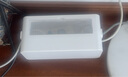 家の物语（KATEI STORY）日本进口床头电线收纳盒电源插座集线盒桌面电源线理集线盒收纳 白色中号 实拍图