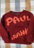大嘴猴（PAUL FRANK）童装儿童红色卫衣中大男童2024春秋上衣打底衫 酒红 150  晒单实拍图