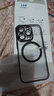 卡莱澳 【不易发黄】苹果14Pro手机壳iphone14Pro电镀磁吸保护套带镜头膜全包超薄防摔壳 黑色 实拍图