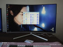 三星（SAMSUNG）31.5英寸 4K 1500R曲面 10.7亿色 超广视角  低蓝光 办公 高清 电脑 显示器 U32R591 实拍图