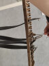 韩国皮带架 衣橱180度旋转腰带收纳架子 挂皮带的架子多功能 树脂仿木纹(尺寸38cm*7.5cm) 实拍图
