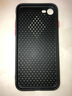 劲皇适用于iPhone 8苹果7散热手机壳液态硅胶全包壳苹果8P/7plus透气防摔保护壳套蜂窝网孔 4.7苹果7/8/SE2手机壳黑色 实拍图