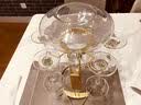 格娜斯 红酒杯套装家用醒酒器红酒高脚杯欧式杯架葡萄酒杯酒具高档轻奢 浪漫款水晶红酒杯6只+瀑布醒酒器 实拍图