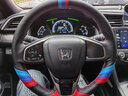 奥迈尔 适用于本田思域方向盘套真皮手缝 凌派享域CRV思铂睿INSPIREURVXRV艾力绅改装把套 运动款B001 实拍图