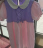 巴拉巴拉儿童睡裙女童夏季家居服中大童小童公主配色甜美可爱 红紫色调00367 120cm 实拍图