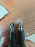 n9钢笔 【教师节礼物】商务办公生日练字签字书法升学开学文具礼物 太极系列玄玉黑色 EF尖0.4mm 实拍图