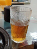 【六只装】波比熊啤酒红酒玻璃杯日式高颜值玻璃冰川杯ins风家用网红创意茶杯家用茶水红酒杯子威士忌酒杯 冰川纹玻璃杯大号350毫升【六只装】+杯刷 实拍图