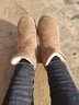 回力雪地靴女冬加绒加厚2025新款棉鞋女外穿雪地棉女冬季抗寒面包鞋女 浅卡其【搭扣款 加绒加厚】 37 实拍图
