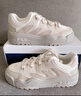 斐乐（FILA）斑斓鞋ROSETTA女鞋板鞋新款面包厚底鞋复古休闲鞋 灰白/奶油黄绿-ML 36.5 实拍图