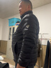 啄木鸟轻薄羽绒服男秋冬季款外套男连帽情侣加绒保暖袄子冬装上衣服男装 1800-1黑色【立领款】 2XL （140-160斤） 实拍图