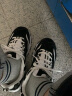 斯凯奇Skechers女鞋厚底松糕老爹鞋熊猫鞋绑带休闲运动鞋11914 黑色/白色BKW 38.0 实拍图