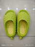 暖之缘榴莲拖鞋男夏外穿新款搞怪EVA厚底防滑室内家居踩屎感凉拖鞋男士 芒芒绿 38-39 (适合37-38码) 实拍图