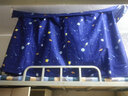 帘动心弦 床帘大学宿舍2片加顶下铺带防尘顶学生寝室上铺遮光帘ins风床幔 藏青飞船【2片加顶】 1.2米高2米长(2片加顶) 实拍图