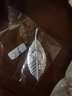 銀器天下 银叶子泡茶999足银茶滤煮水煮茶神器软化水质鱼茶宠摆件观赏收藏 银〖年年有余〗约2克 实拍图