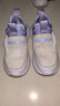 回力（Warrior）儿童鞋轻便跑步鞋一脚蹬男女童鞋校园休闲鞋 WZ-A475T 白紫 34  实拍图