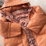 艾莱依短款羽绒服女2021年新款冬设计感时尚敦煌系列外套 蜜桔色 165【建议130-145斤】 晒单实拍图