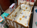 贝乐堡婴儿床床围栏宝宝儿童纯棉床品拼接床围软包防撞挡布可拆洗四面围 呼呼虎【四面围+床单】纯棉款 100*56cm 实拍图
