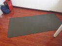 奥义瑜伽垫 升级高密度男女185*80cm加宽加长健身垫（含绑带+网包） 加厚10mm防滑运动垫 灰色 实拍图