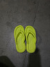 果洛菲（GUOLUOFEI）夏季踩屎感EVA人字拖男沙滩平底凉鞋防滑浴室拖鞋女 绿色 36-37 实拍图