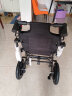 【德国品牌】OWHON 老人轮椅手推折叠轻便小巧出行上飞机旅行残疾人老年人手动四轮车 豪华减震拉杆款【9.9kg+蜂窝实心胎+碳转印】 实拍图