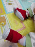 卡特兔学步鞋男宝宝儿童软底机能鞋婴儿女童宝宝婴幼儿宝宝童鞋 红色(春秋棉纱） 内长11cm 17码(适合脚长10.5cm) 实拍图