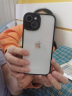 慕·质（MUZHI） 苹果13玻璃手机壳女款钻石镜头圈iPhone13promax全包边透明防摔闪粉 iPhone 13【午夜黑】镜头带钻亲肤手感 实拍图