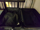 新秀丽（Samsonite）新秀丽条纹旅行箱 时尚男女大容量行李箱20+28英寸套装登机箱 TS7 银色 实拍图