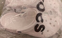 卡骆驰（CROCS）洞洞鞋男鞋女鞋士 2026夏季新款运动鞋沙滩鞋透气休闲拖鞋凉鞋子 经典贝雅-纯白幻想-建议拍小一码-热推款 41 -42 实拍图