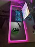 雷蛇（Razer）重装甲虫幻彩加长版鼠标垫织物布垫游戏RGB灯cf吃鸡神器lol 重装甲虫幻彩版加长-粉晶 实拍图