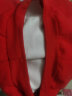 卡宾（CABBEEN）CABBEEN卡宾商场同款男装连帽卫衣时尚贴布绣花红色H 大红色44 52/180/XL 晒单实拍图