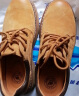 骆驼（CAMEL）低帮工装鞋秋季英伦皮革休闲男士马丁鞋 G15A076064 驼色 44 实拍图